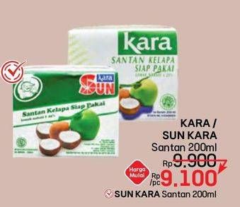 Promo Harga Kara/Sun Kara Santan  - LotteMart