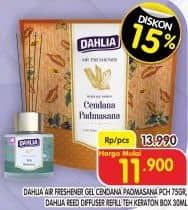 Promo Harga Dahlia Air Freshener Heritage Series Cendana Padmasana, Teh Kraton 75 gr - Superindo
