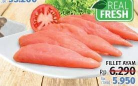 Promo Harga Ayam Fillet per 100 gr - LotteMart