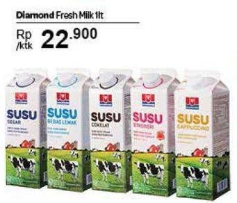 Promo Harga DIAMOND Milk UHT 1000 ml - Carrefour