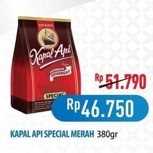Promo Harga Kapal Api Kopi Bubuk Special 380 gr - Hypermart