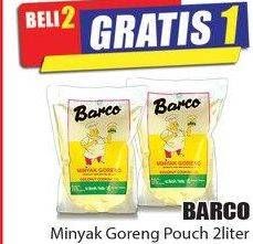 Promo Harga BARCO Minyak Goreng Kelapa per 2 pouch 2 ltr - Hari Hari