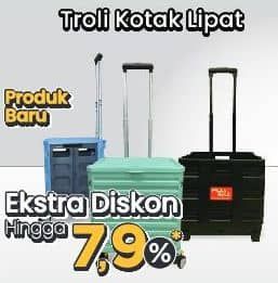 Promo Harga Troli Kotak Lipat  - COURTS