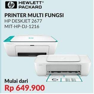Promo Harga HP Printer 2677/1216  - Courts