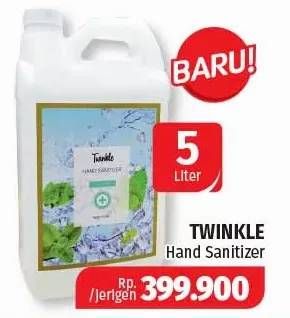 Promo Harga TWINKLE Hand Wash 5 ltr - Lotte Grosir