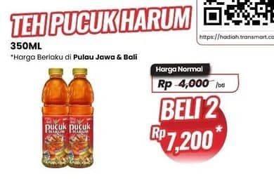 Promo Harga Teh Pucuk Harum Minuman Teh Jasmine 350 ml - Carrefour