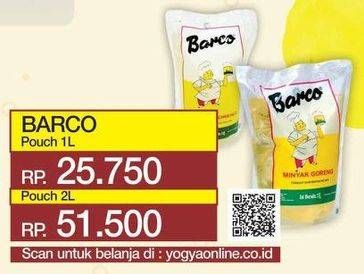 Promo Harga BARCO Minyak Goreng Kelapa 1 ltr - Yogya