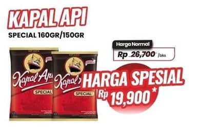 Promo Harga Kapal Api Kopi Bubuk Special 165 gr - Carrefour