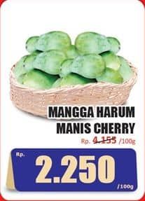 Promo Harga Mangga Harum Manis Chery per 100 gr - Hari Hari