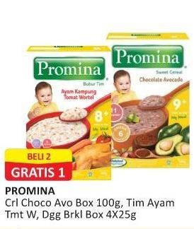 Promo Harga Promina Bubur Tim 8+/Promina Sweet Cereal   - Alfamart
