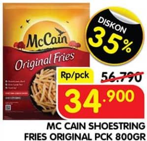 Promo Harga Mccain Original Fries 800 gr - Superindo