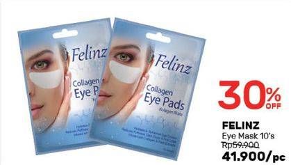 Promo Harga FELINZ Collagen Eye Pads 10 pcs - Guardian