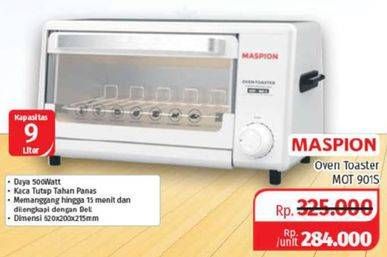 Promo Harga MASPION Oven Toaster MQT-901S  - Lotte Grosir