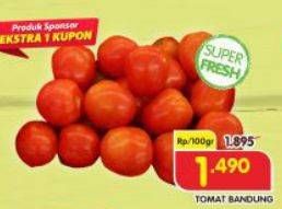 Promo Harga Tomat Bandung per 100 gr - Superindo