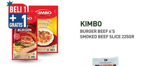 Promo Harga Kimbo Beef Burger/Smoked Beef  - Hypermart
