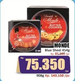 Promo Harga Monde Butter Cookies 454 gr - Hari Hari