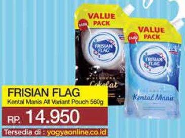 Promo Harga FRISIAN FLAG Susu Kental Manis All Variants 560 gr - Yogya