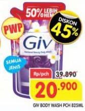 Promo Harga GIV Body Wash All Variants 825 ml - Superindo