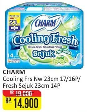 Promo Harga Charm Cooling Fresh  - Alfamart