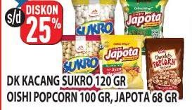 Promo Harga DUA KELINCI Sukro/OISHI Popcorn/JAPOTA Potato Chips  - Hypermart