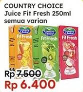 Promo Harga Country Choice Fit Fresh Juice All Variants 250 ml - Indomaret