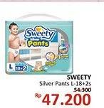 Promo Harga Sweety Silver Pants L18+2  - Alfamidi