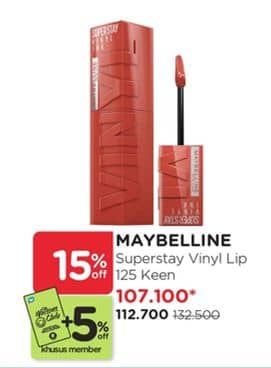 Promo Harga Maybelline Superstay Vinyl Ink 125 Keen  - Watsons