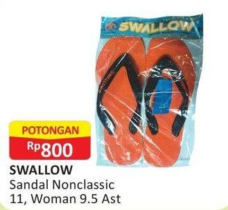 Promo Harga SUN SWALLOW Sandal Jepit Non Classic 11  - Alfamart