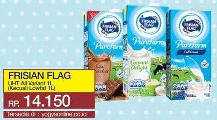 Promo Harga FRISIAN FLAG Susu UHT Purefarm Coconut Delight, Swiss Chocolate, Full Cream 900 ml - Yogya