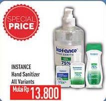 Promo Harga INSTANCE Hand Sanitizer Gel All Variants 60 ml - Hypermart