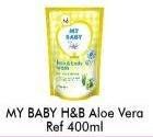 Promo Harga MY BABY Hair & Body Wash Aloe Vera 400 ml - Alfamart