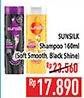 Promo Harga Sunsilk Shampoo Soft Smooth, Black Shine 160 ml - Hypermart