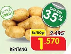 Promo Harga Kentang per 100 gr - Superindo