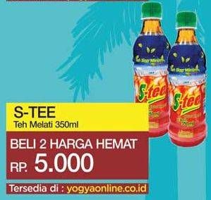 Promo Harga S TEE Minuman Teh Melati 350 ml - Yogya