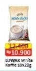 Promo Harga Luwak White Koffie 10 sachet - Alfamart