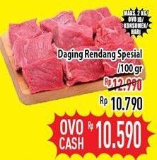 Promo Harga Daging Rendang Sapi per 100 gr - Hypermart