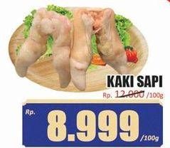 Promo Harga Kaki Sapi per 100 gr - Hari Hari