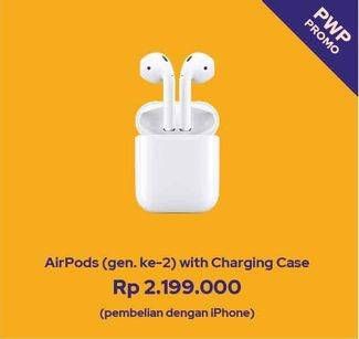 Promo Harga APPLE AirPods Generasi Ke-2  - iBox