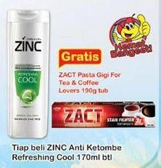 Promo Harga ZINC Shampoo Refreshing Cool 170 ml - Indomaret