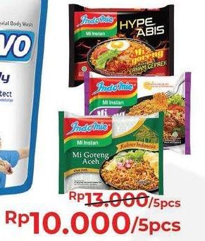 Promo Harga Mi Goreng Ayam Geprek 85gr / Rendang 91gr / Aceh 90gr  - Alfamart