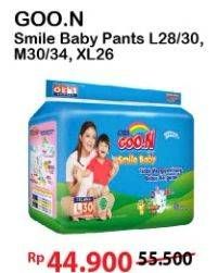 Promo Harga Goon Smile Baby Pants L30, M34, XL26 26 pcs - Alfamart