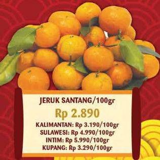 Promo Harga Jeruk Shantang per 100 gr - Hypermart