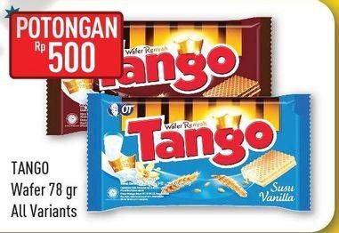 Promo Harga TANGO Wafer All Variants 78 gr - Hypermart