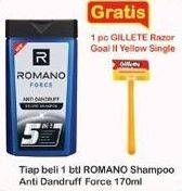 Promo Harga ROMANO Shampoo Anti-Dandruff Force 170 ml - Indomaret