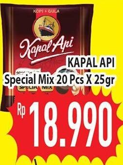 Promo Harga Kapal Api Kopi Bubuk Special Mix per 20 sachet 25 gr - Hypermart