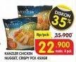 Promo Harga KANZLER Chicken Nugget/Cripsy Nugget 450 gr - Superindo
