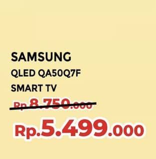 Promo Harga Samsung QLED QA50Q7F Smart TV  - Yogya