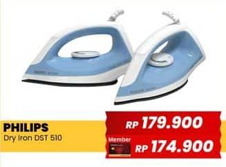 Promo Harga Philips DST 510 Dry Iron  - Yogya