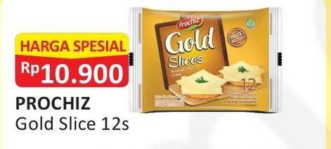 Promo Harga PROCHIZ Gold Slices 12 pcs - Alfamart