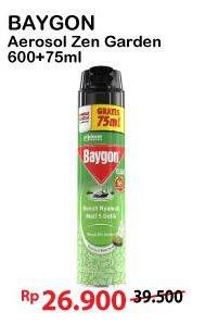 Promo Harga BAYGON Insektisida Spray Zen Garden 675 ml - Alfamart